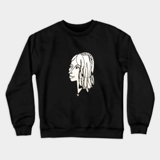 Beautiful Woman Drawing Crewneck Sweatshirt